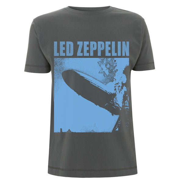 Led Zeppelin Unisex T-shirt: Lz1 Blue Cover