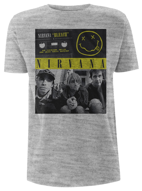 Nirvana Unisex T-shirt: Bleach Tape Photo