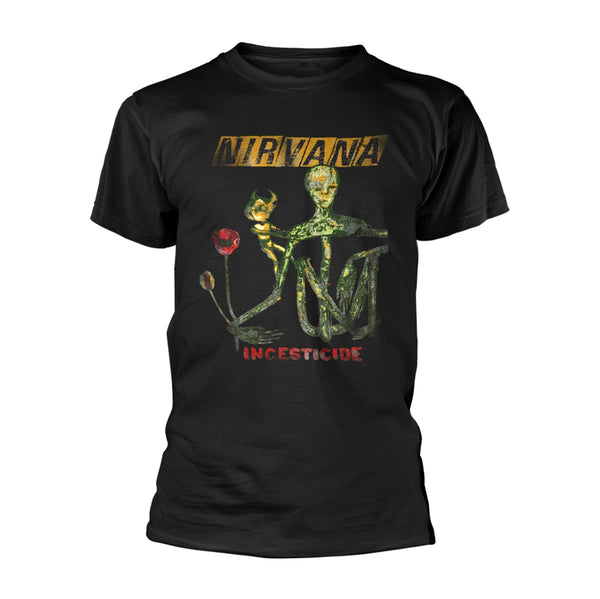 Nirvana Unisex T-shirt: Reformant Incesticide (Black)