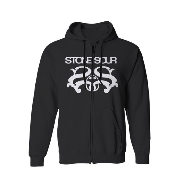 Stone Sour Unisex Zipped Hoodie: Logo