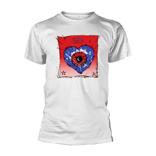 The Cure Unisex T-shirt: Friday I'm In Love (back print)