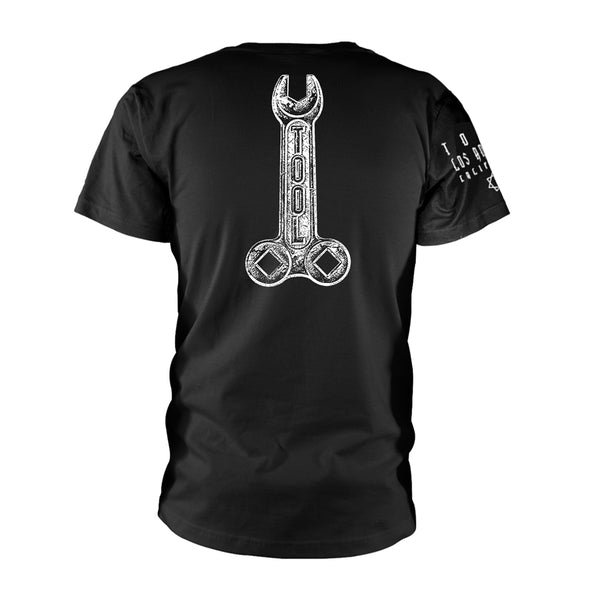 Tool Unisex T-shirt: Wrench (Black - Back print)