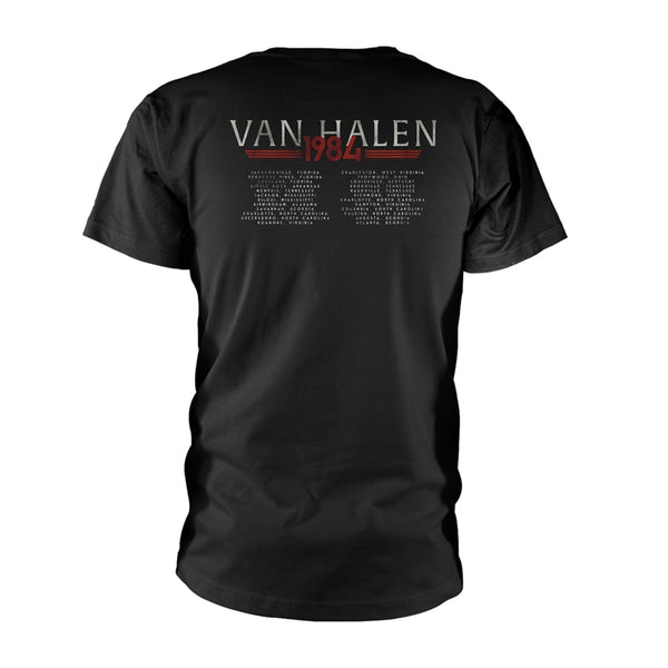 Van Halen Unisex T-shirt: '84 Tour (back print)