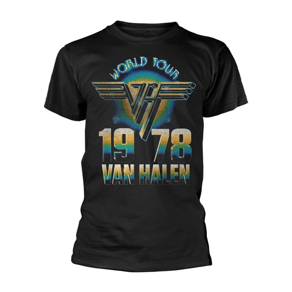 Van Halen Unisex T-shirt: World Tour 78.