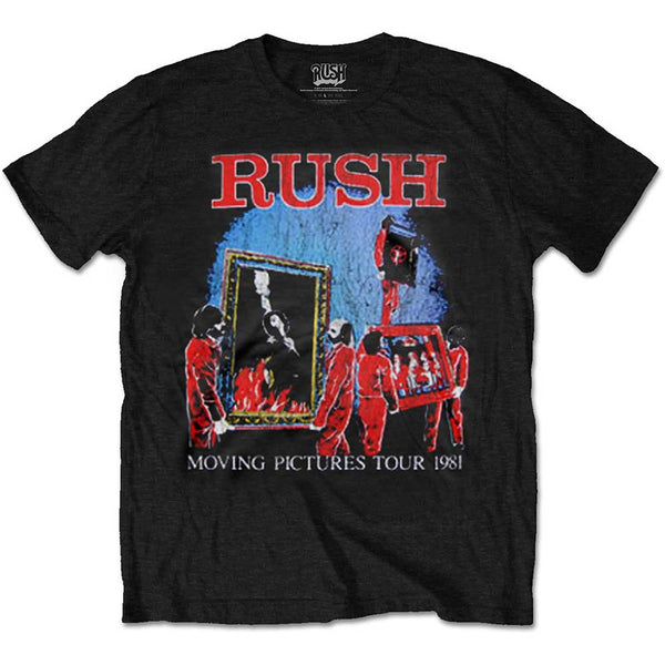 Rush | Official Band T-Shirt | Moving Pictures Tour
