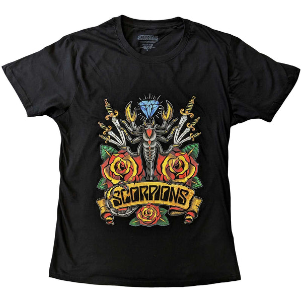 Scorpions | Official Band T-Shirt | Traditional Tattoo