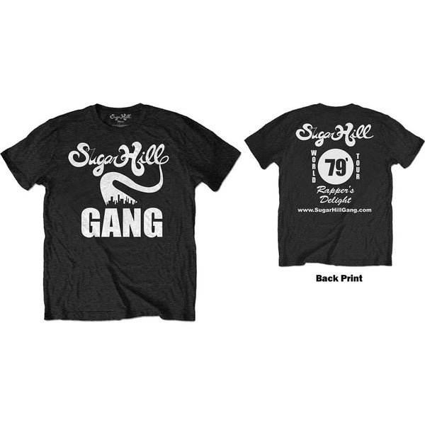 The Sugar Hill Gang | Official Band T-Shirt | Rappers Delight Tour (Back Print)