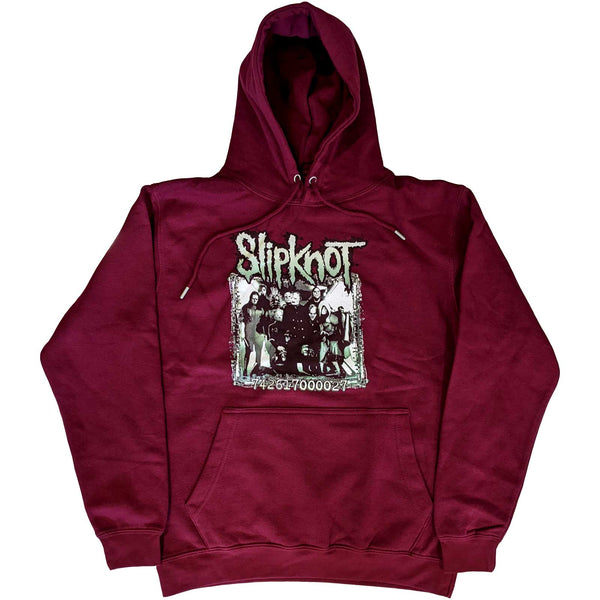 Slipknot Unisex Pullover Hoodie: Barcode Photo (Back Print)