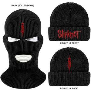 Slipknot Unisex Mask Beanie Hat: Logo