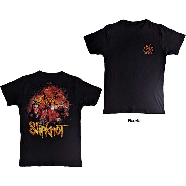 Slipknot | Official Band T-Shirt | The End So Far Flame Logo (Back Print)