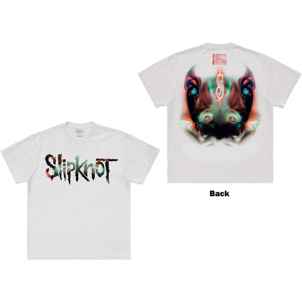 Slipknot | Official Band T-Shirt | Adderall Faceback (Back Print)