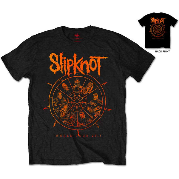 Slipknot | Official Band T-Shirt | The Wheel (Back Print)