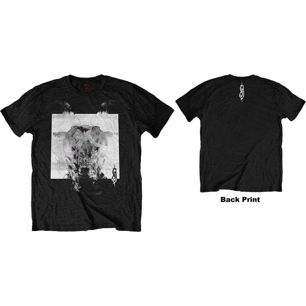 Slipknot | Official Band T-Shirt | Devil Single - & White (Back Print)