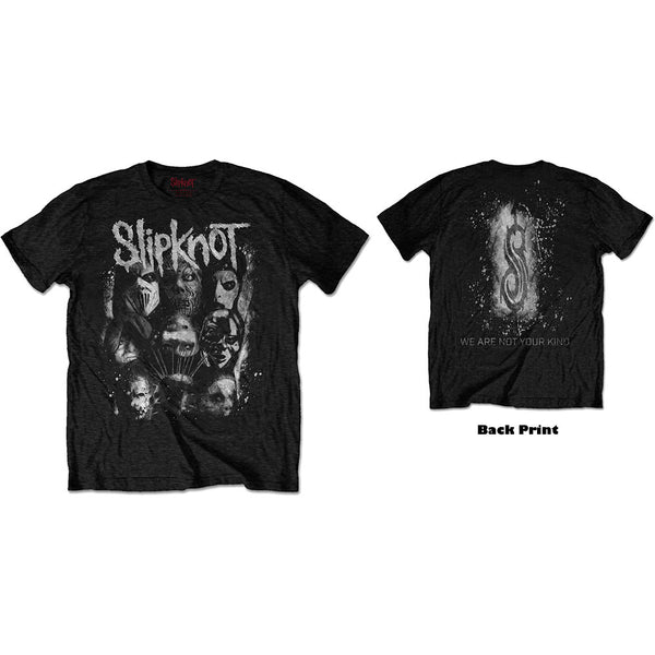 Slipknot | Official Band T-Shirt | WANYK White Splatter (Back Print)