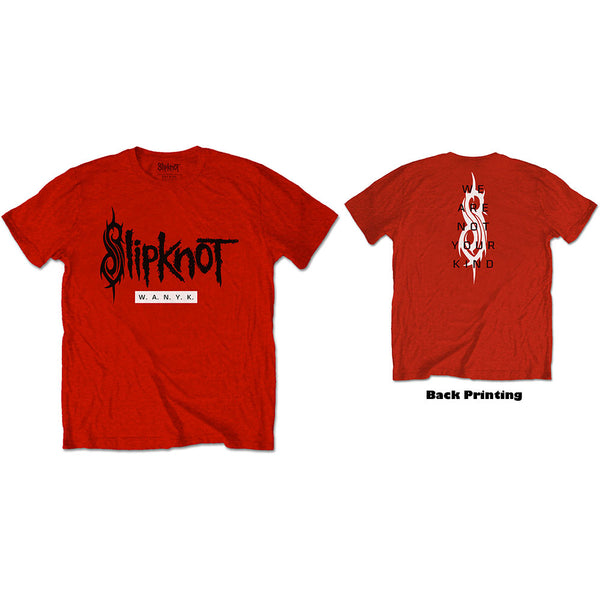 Slipknot | Official Band T-Shirt | WANYK (Back Print)