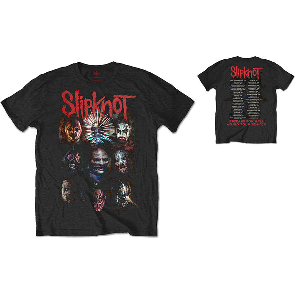 Slipknot | Official Band T-Shirt | Prepare for Hell 2014-2015 Tour (Back Print)