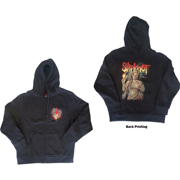 Slipknot | Official Band Zipped Hoodie | Burn Me Away (Back Print)