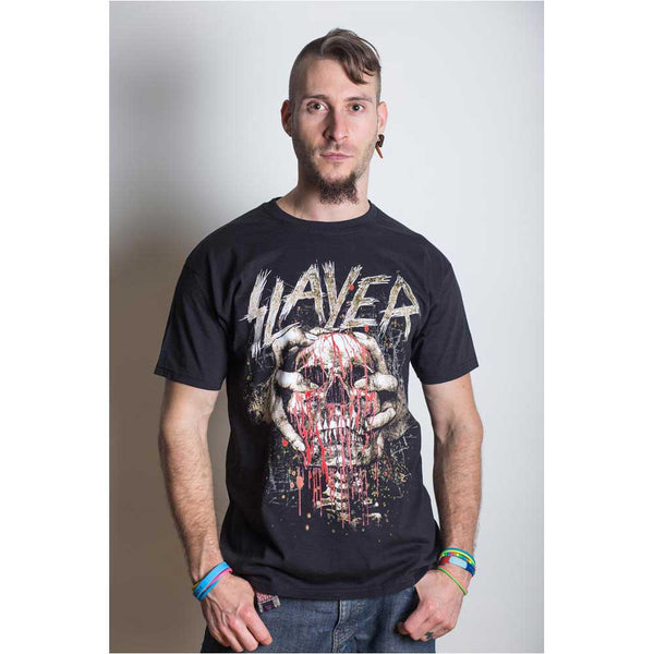 Slayer | Official Band T-Shirt | Skull Clench