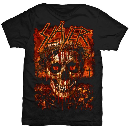 Slayer Unisex T-Shirt: Crowned Skull