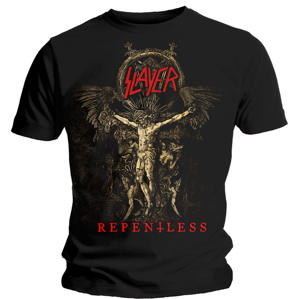 Slayer | Official Band T-Shirt | Cruciform Skeletal