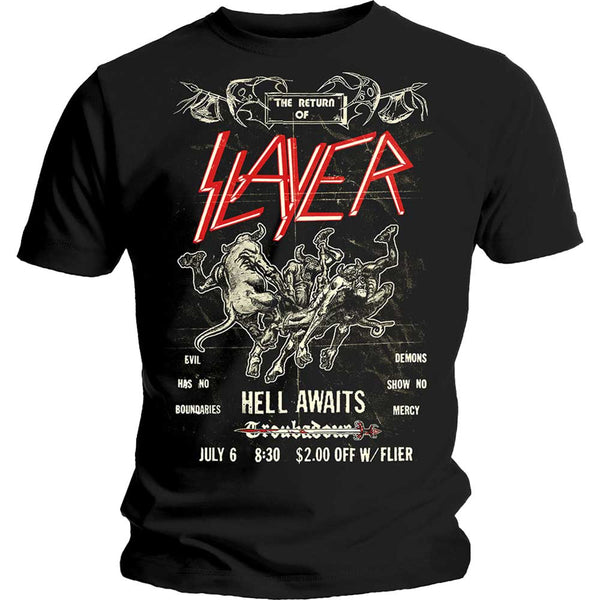 Slayer | Official Band T-Shirt | Vintage Flyer