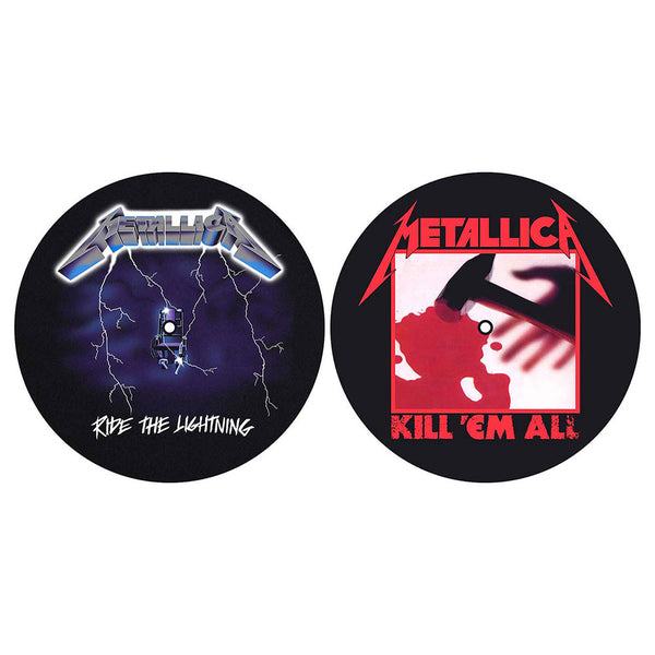 Metallica Turntable Slipmat Set: Kill 'em all / Ride the Lightning