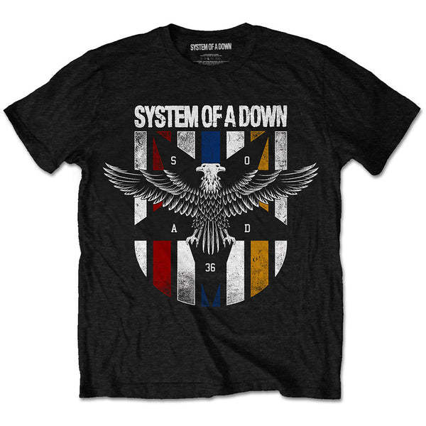 System Of A Down | Official Band T-Shirt | Eagle Colours