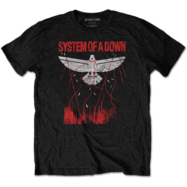 System Of A Down | Official Band T-Shirt | Dove Overcome
