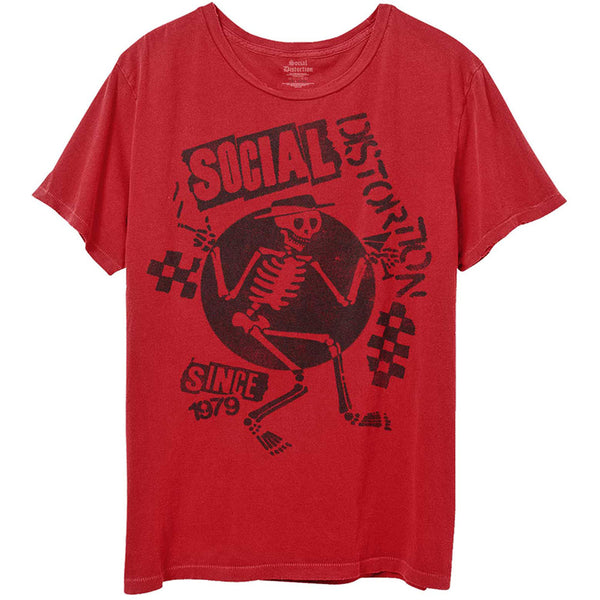Social Distortion | Official Band T-Shirt | Speakeasy Checkerboard