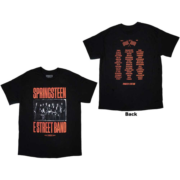 Bruce Springsteen| Official Band  T-Shirt | Tour '23 Band Photo (Back Print & Ex-Tour)