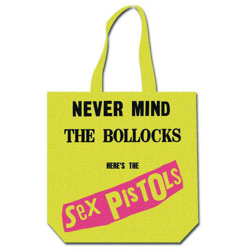 The Sex Pistols Cotton Tote Bag: Never Mind the Bollocks (Back Print)