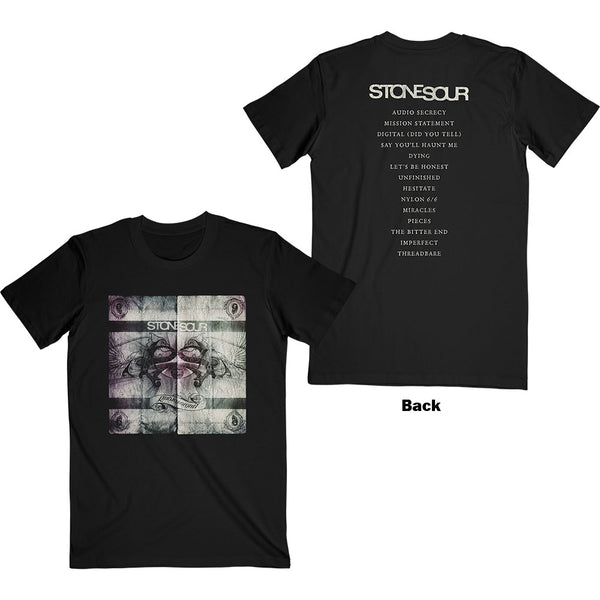 Stone Sour | Official Band T-Shirt | Audio Secrecy Square (Back Print)