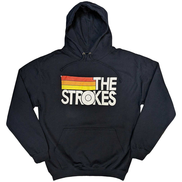 The Strokes | Official Band Hoodie | Logo & Stripes