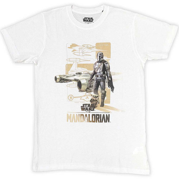 Star Wars | Official  Film T-Shirt | The Mandalorian Din & Grogu