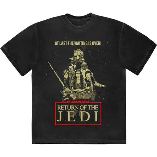 Star Wars | Official Band T-Shirt | Return Of The Jedi Waiting Is Over