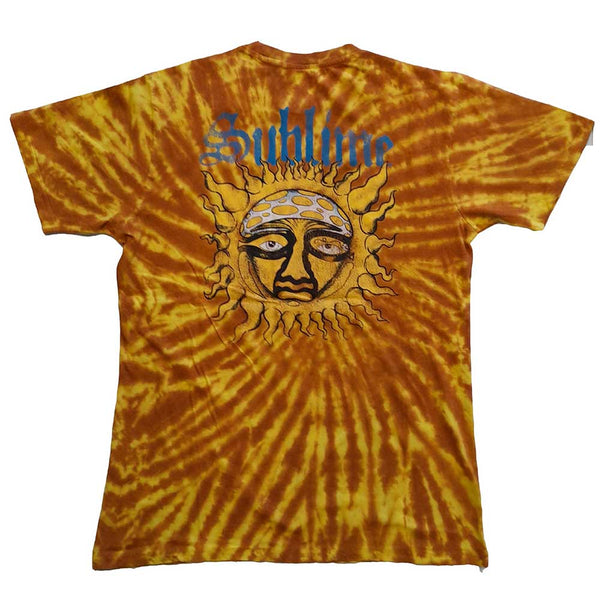 Sublime | Official Band T-shirt | Sun Face (Dip-Dye)