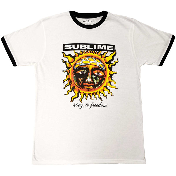 Sublime | Official Band Ringer T-Shirt | 40oz. To Freedom