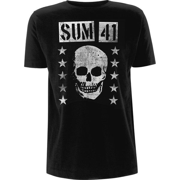 Sum 41 Unisex Tee: Grinning Skull