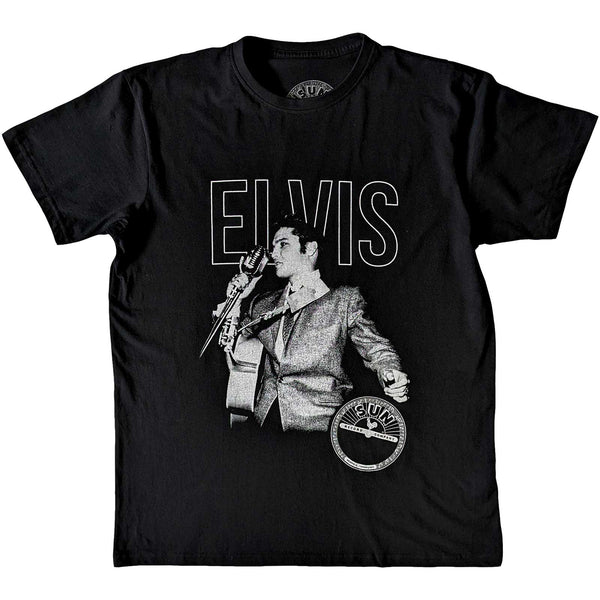 Sun Records | Official Band T-Shirt | Elvis Live Portrait