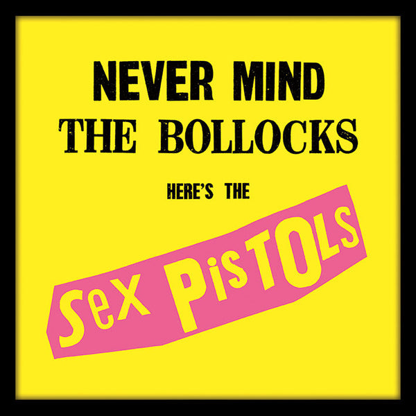 Sex Pistols Never Mind The Bollocks: 30.5 x 30.5cm Framed Print