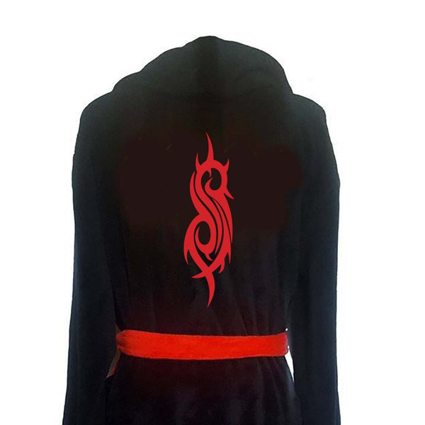 Slipknot Unisex Bathrobe: Logo & Tribal S