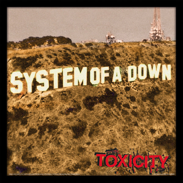 System Of A Down Toxicity Album Cover: 30.5 x 30.5cm Framed Print
