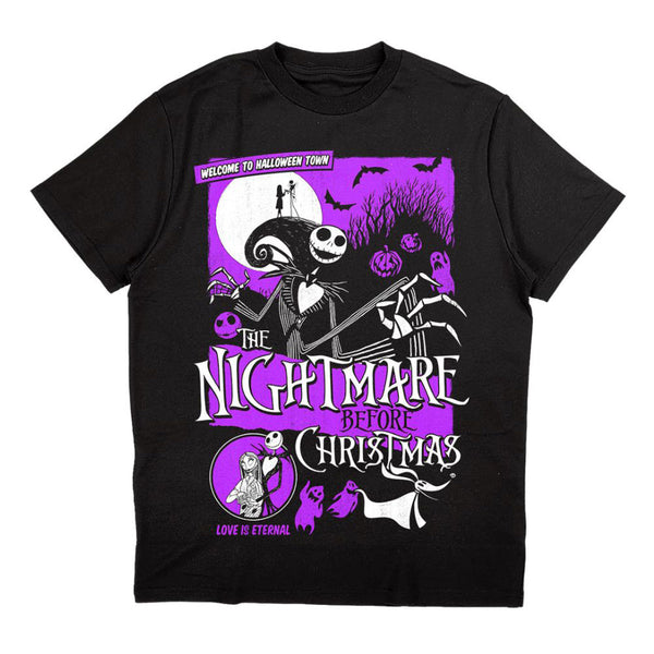 Disney | Official Band T-Shirt | The Nightmare Before Christmas Welcome To Halloween Town