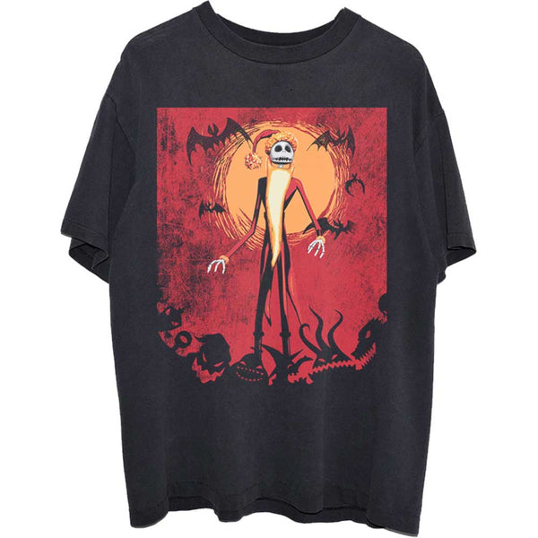 Disney | Official Band T-Shirt | The Nightmare Before Christmas Jack Orange Sun