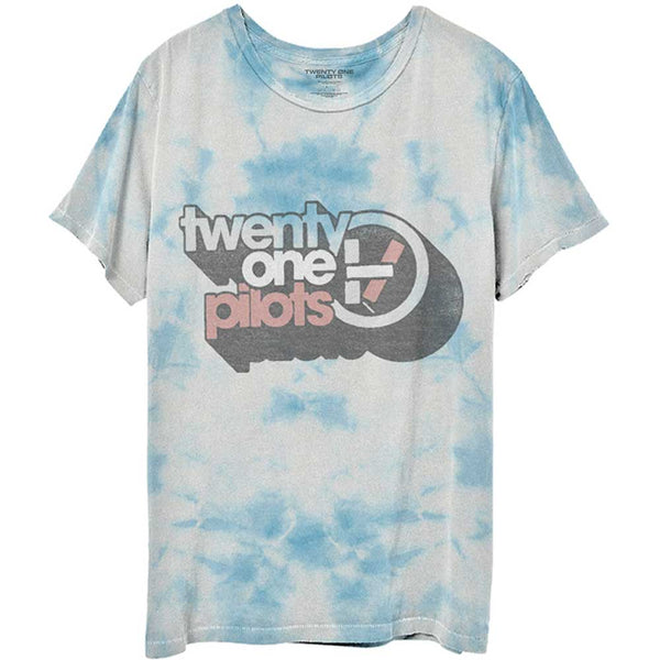 Twenty One Pilots | Official Band T-shirt | Vintage Block Holiday (Dip-Dye)