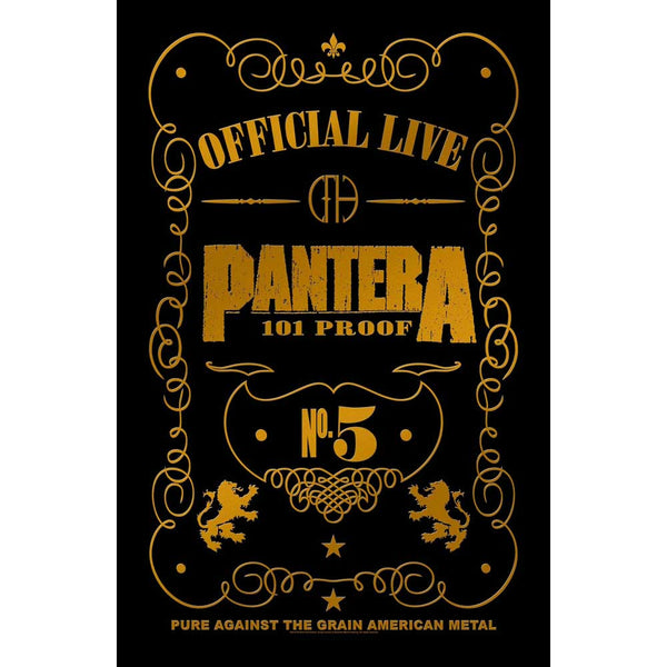 Pantera Textile Poster: 101 Proof