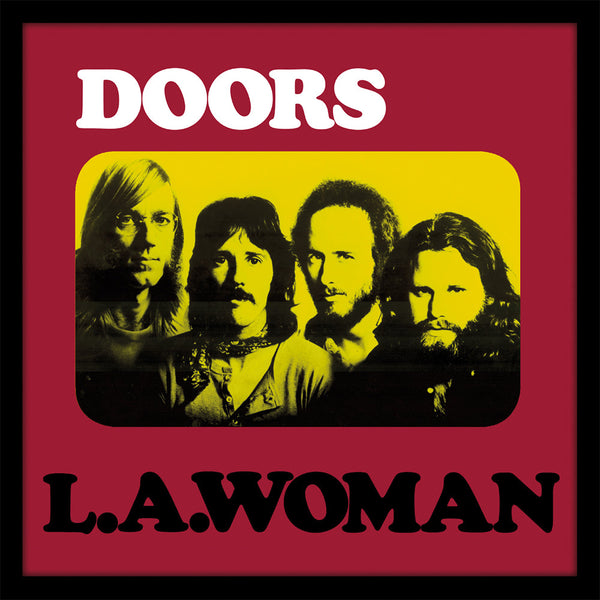 The Doors La Woman Album Cover: 30.5 x 30.5cm Framed Print