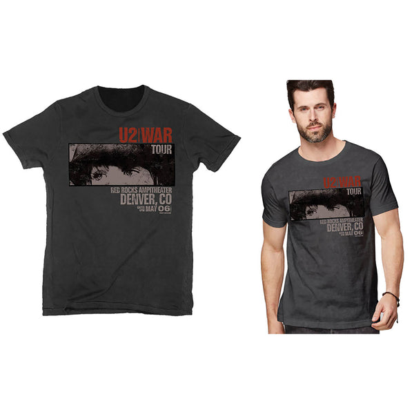 U2 | Official Band T-Shirt | War Red Rocks