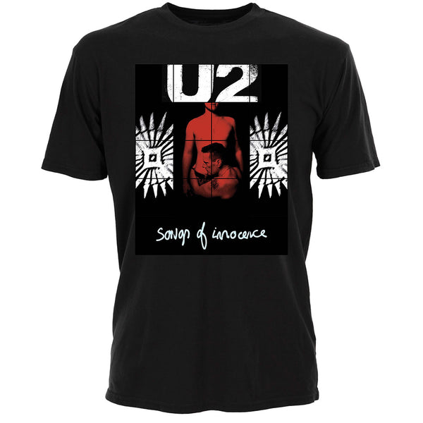 U2 | Official Band T-Shirt | Songs of Innocence Red Shade