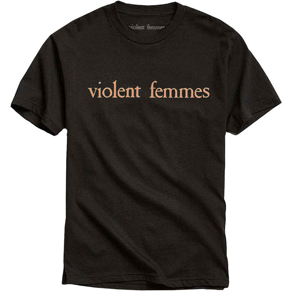 SALE Violent Femmes Unisex T-Shirt: Salmon Pink Vintage Logo